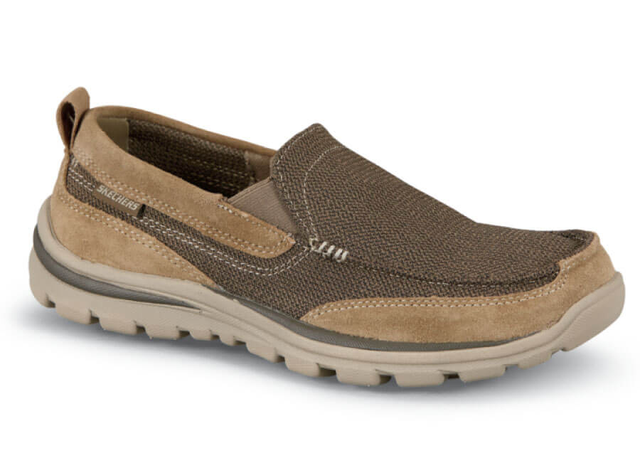 Light Brown Sup. Milford Slip-on | Hitchcock Wide Shoes
