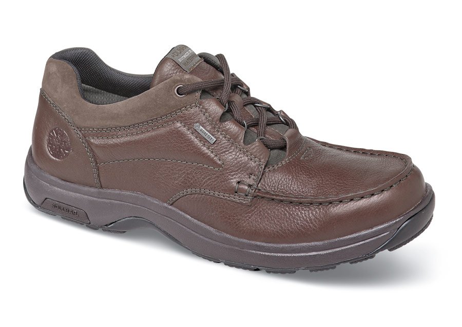 Brown Gore-Tex Exeter Low-Cut | Hitchcock Wide Shoes