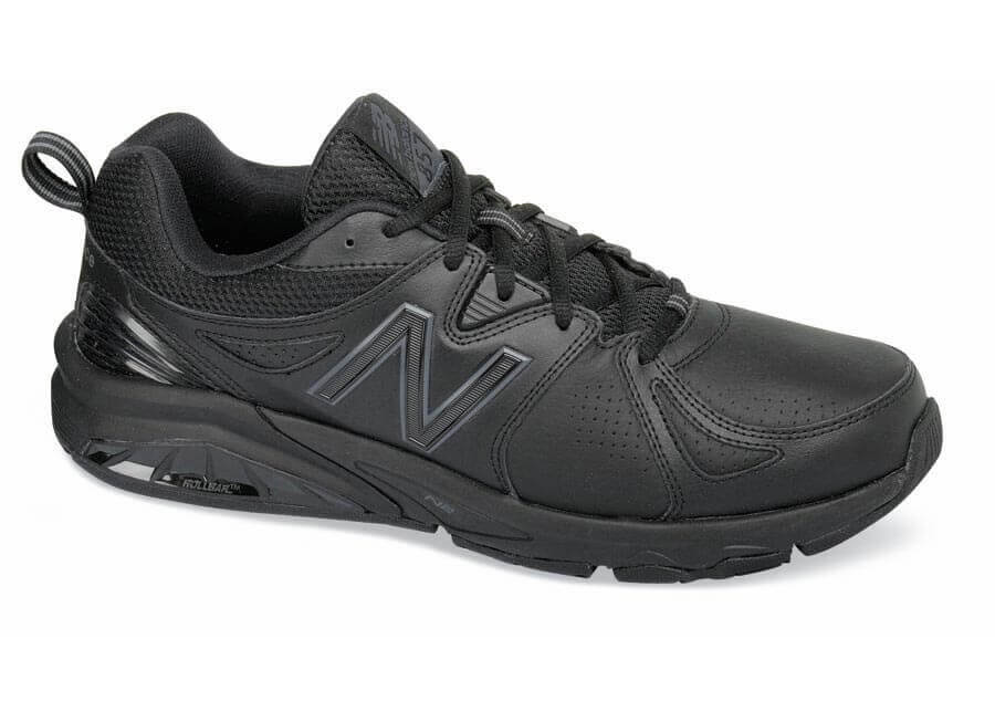 All-Black 857 Training Shoe | Hitchcock Wide Shoes