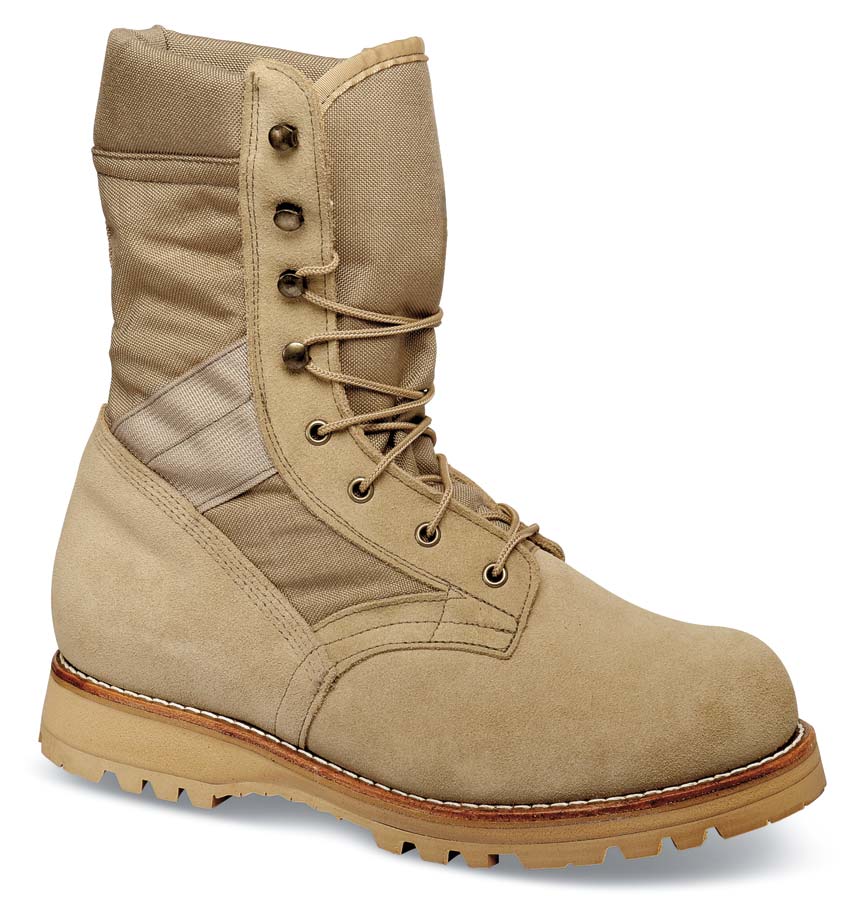 Tan Patriot 10-inch Boot | Hitchcock Wide Shoes