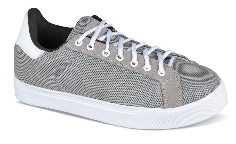 grey lace shoes