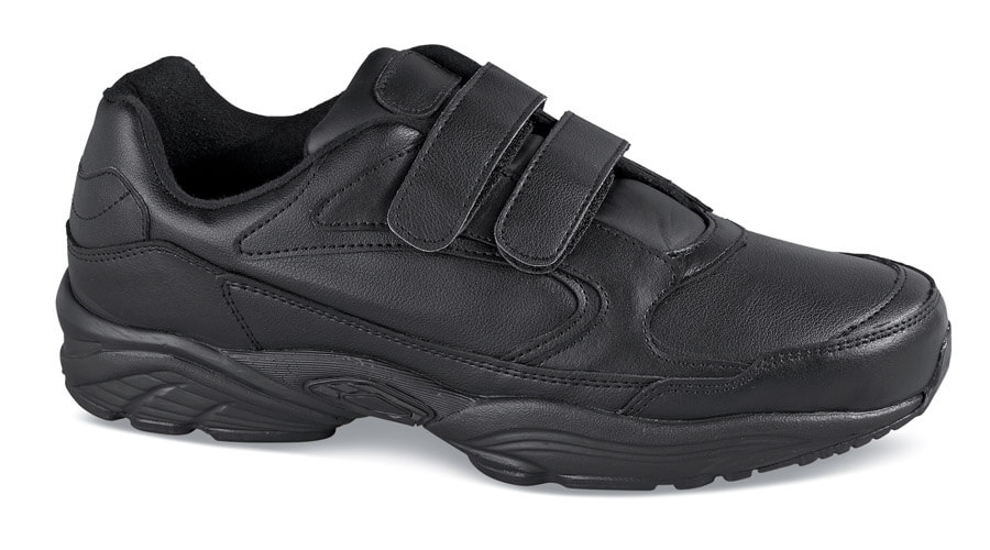 black strap shoes