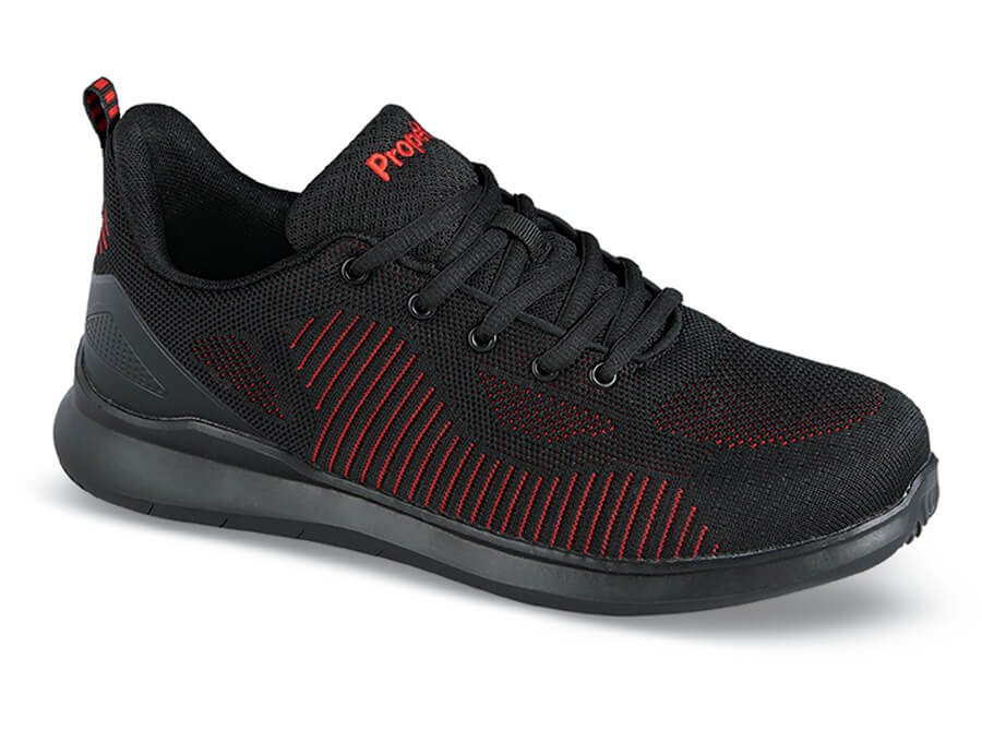 Black/red Mesh Viator Fuse | Hitchcock Wide Shoes