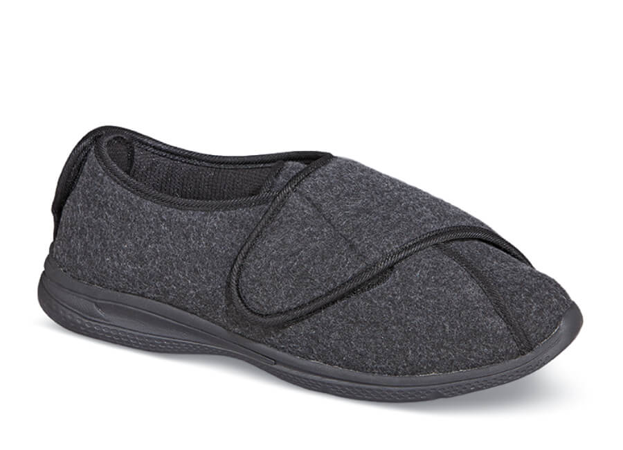 Mens wide store fit slippers uk